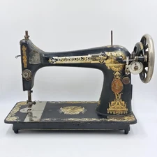 Antique 1910s Singer Sewing Machine Egyptian Sphinx Treadle - Untested READ