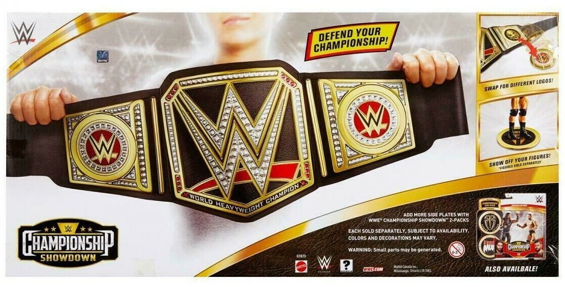 WWE Championship Showdown Belt Adjustable Side Plates Fiend