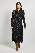 Dorothy Perkins Floral Midi Dress Womens Casual Dresses