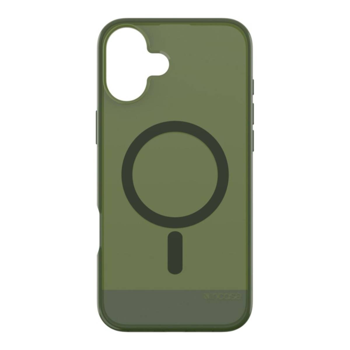 Coque iPhone 16 Plus rigide et fine en plastique recyclé vert forêt