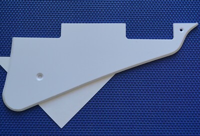 White PICKGUARD for Gibson USA Les Paul Standard Guitar Parts 1 Ply