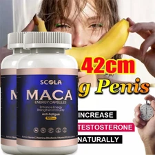 Male Health 240 Capsules Boost Stamina Performance Bigger Grow Longer Max Girth