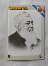 1990 Interpretive Marketing Baseball Wit Baseball Card Pick one
