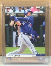 2019 TOPPS NOW ROAD TO OPENING DAY #OD-63 JUSTIN SMOAK BLUE JAYS PRINT RUN 451