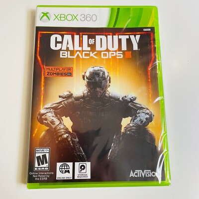 Call of Duty: Black Ops III 3 (Microsoft Xbox 360, 2015) Brand New Sealed! Rare!