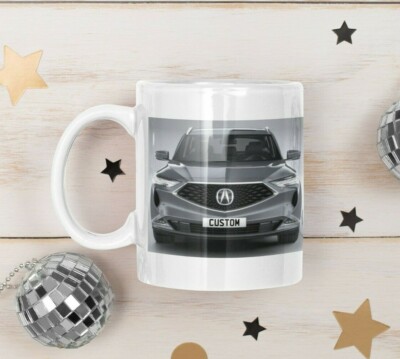 Personalisiertes Nummernschild Acura MDX Reg Kaffeebecher Unikat Geschenk  