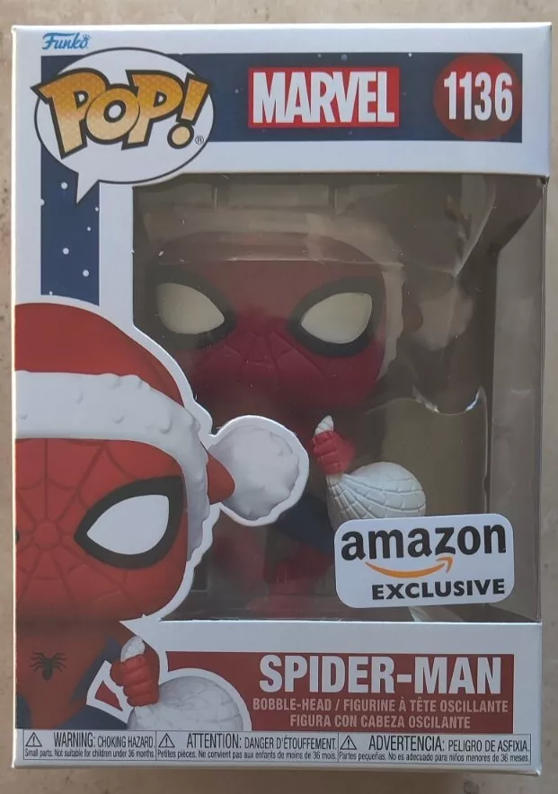 → FUNKO POP HOMEM-ARANHA CHAPÉU DE NATAL 1136 - MARVEL