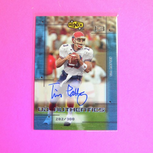 2000 Upper Deck Ionix UD Authentics Football Card #TR Tim Rattay AUTO #d/300  - Picture 1 of 1