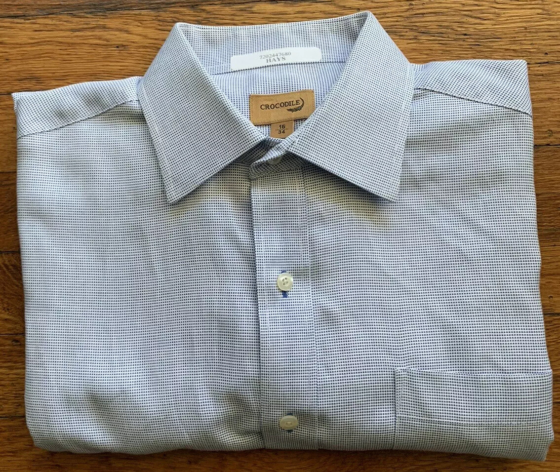 size 16 mens dress shirt GEGRGE Men's Dress Shirt - Size: 16 34/35