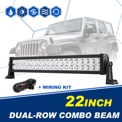 22'' 280W  LED WORK LIGHT BAR COMBO TRUCK DRIVING CAR OFFROAD FOG ATV 4WD 20''