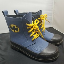 Toddler BATMAN Rain Boots 11 12 BABY GAP x JUNK FOOD