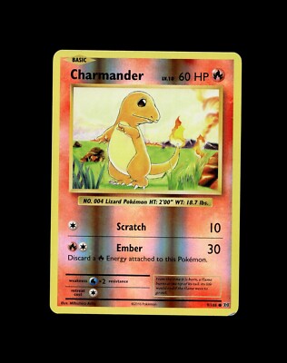 Charizard Charmander Charmeleon Pokemon Card! Holo/Reverse Holo Rare EX Cards!