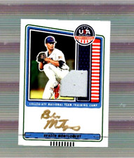 BRADEN MONTGOMERY 2023 Panini USA Stars & Stripes Jersey Gold Ink Auto