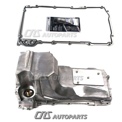 Engine Oil Pan & Gasket Set for 2007-2013 Chevrolet Silverado 1500 GMC Sierra V8