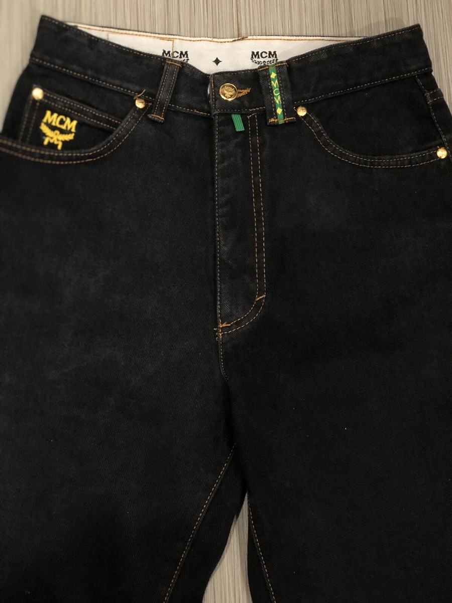 Vintage Women's MCM Jeans De Luxe Black Denim Jeans Sz 30 | eBay