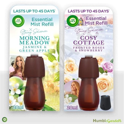 AIR WICK ESSENTIAL MIST NACHFÜLLER - MORGENWIESE/GEMÜTLICHES COTTAGE - STACEY SOLOMOM
