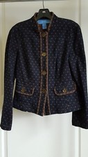 Doncaster Sport Women's Stretch Denim Polka Dot Jacket, Nwot (6)