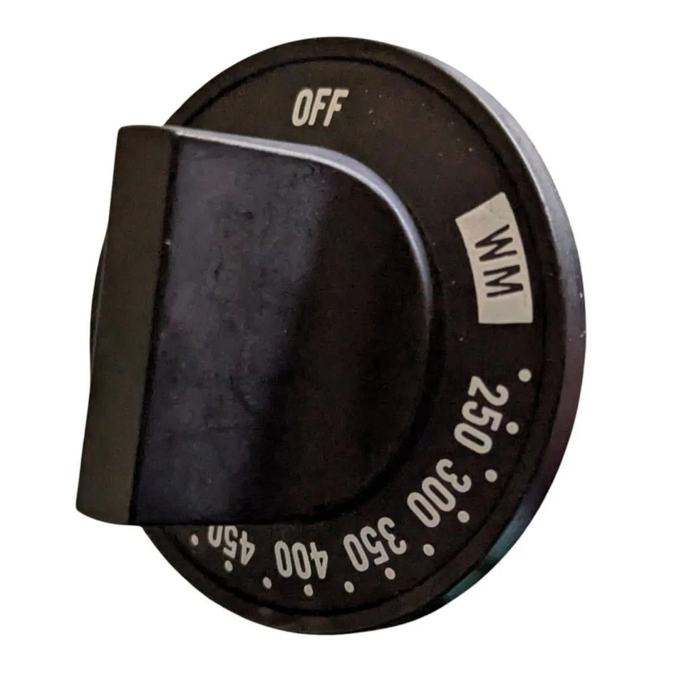 Genuíno 74002419 Maytag Magic Chef Range Botão/Termostato de Forno Temperatura Preta - Imagem 2 de 3