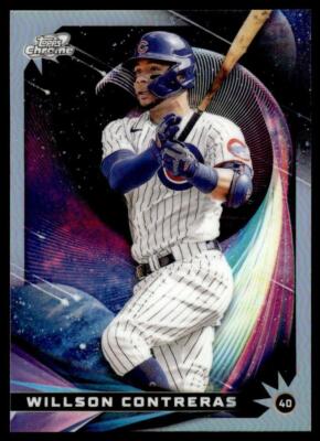Willson Contreras 2022 Topps Chrome Cosmic Star Gaze #SG-18 Chicago Cubs