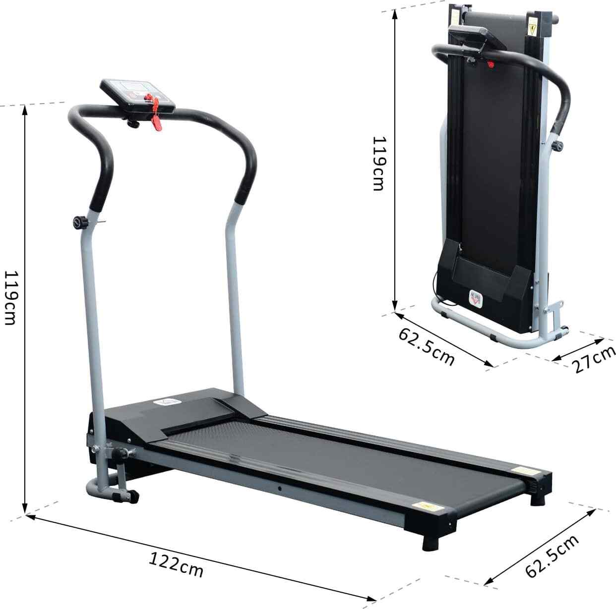 DecHome Tapis Roulant Elettrico Pieghevole 500W foto 3
