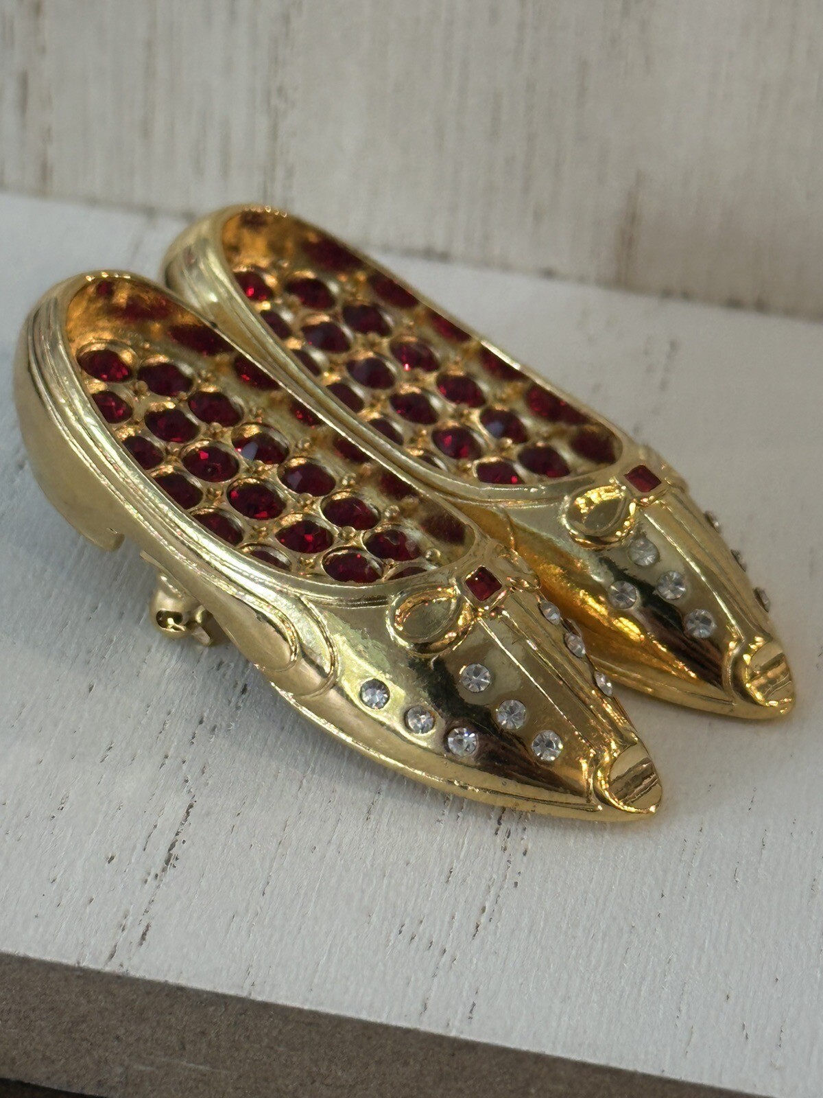 Signed EDGAR BEREBI "Remembrance" Ruby Rhinestone… - image 6