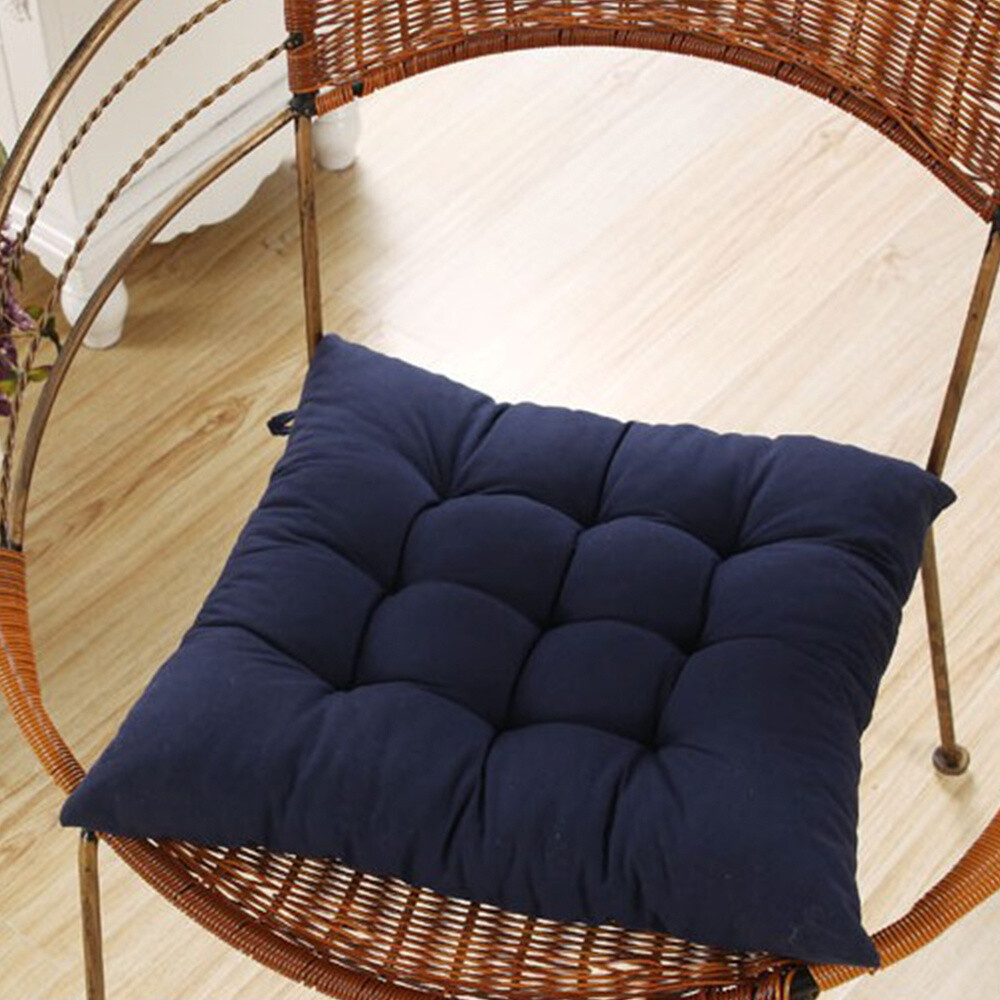 4x Chair Seat Pad Garden Pads Furniture Dining Patio Outdoor Tie On Cushions eBay