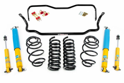 UMI 1968-1972 GM A-Body Handling Package, 1'' Lowering- Stage 1 BLK ABF801-1-B