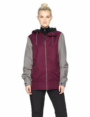 Volcom Womens Standard Stave Snow 2 Layer Shell Snow Jacket Size Large