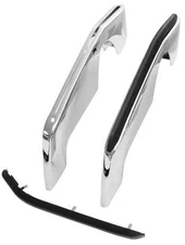 1968 Impala, Caprice, Biscayne & BelAir Front Bumper Guard - Pair New Dii