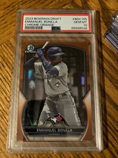 2023 bowman chrome draft Enmanuel Bonilla true orange /25 psa 10 🔥🤣