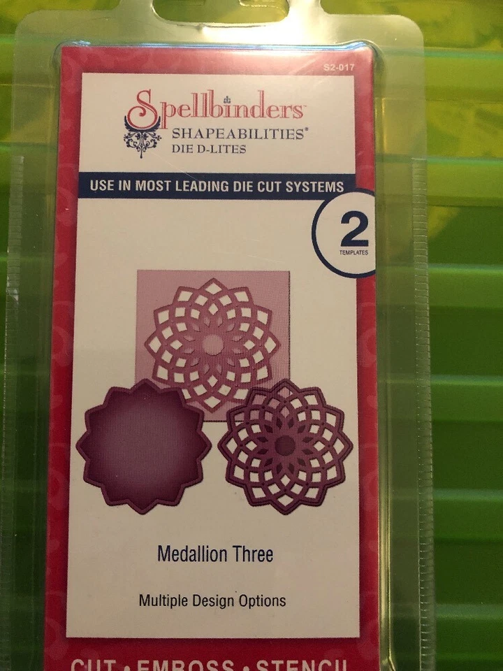 Spellbinders Shapeabilities Medallion Three 2 Die Set - Image 2 of 4