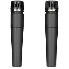 Shure Sm57 Cardioid Dynamic Instrument Microphone (2-pack)