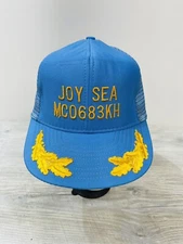 Joy Sea Mc0683kh Fishing Captain Montuak Ny? Strap Back Hat