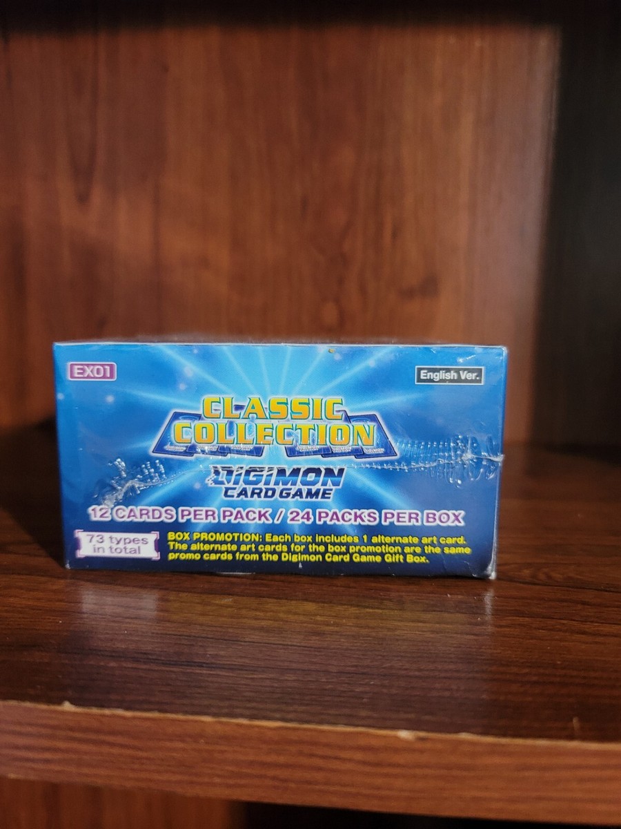 digimon classic booster box Amazon.com: BANDAI Digimon Card Game Theme Booster Classic Collection  [EX-01] : Toys & Games