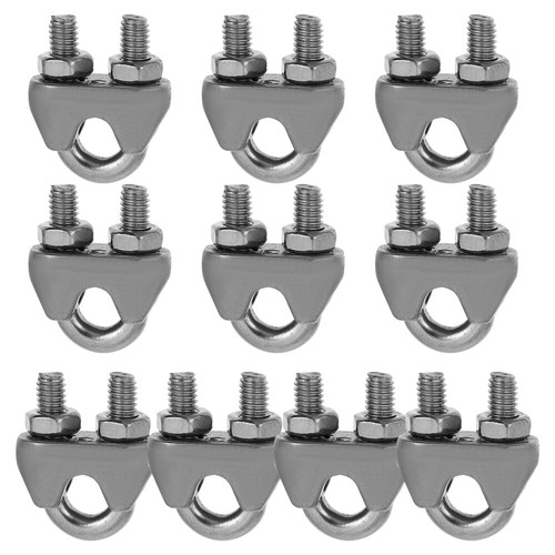 20 Clip Metalliche EZ Clip Per Trotline, Girevoli E Resistenti Per Pesca