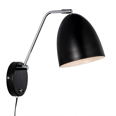 Designer  Wandleuchte Nordlux Alexander schwarz E27 Wandlampe wall light