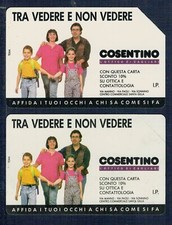 GIAN - Schede telefoniche OMAGGIO  "COSENTINO" OM 70-71 1 Usata 1 Nuova (Leggi)