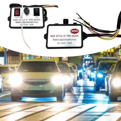 Contrôleur De Klaxon Voiture 12-24V - Réglage Flexible Des Sons | Pour Voiture, Camion, Bateau