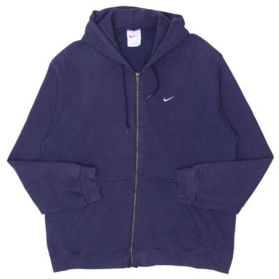 90's Vintage Nike Swoosh Embroidered Full Zip Hoodie | eBay 90's Vintage Nike Swoosh Embroidered Full Zip Hoodie | eBay