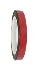 MMYP Decorative Metalized Tape for Walls and DIY Art Projects. Red,  1/4"