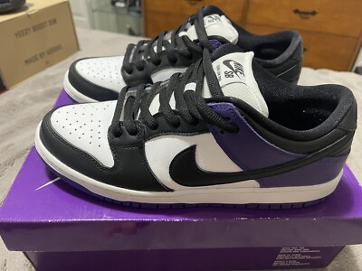 Size 9.5 - Nike SB Dunk Low Court Purple 194954662497| eBay