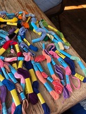 Prism, Six Strand Embroidery Floss, 88 Unused , 7 Opened, Cotton, 6-10 yards