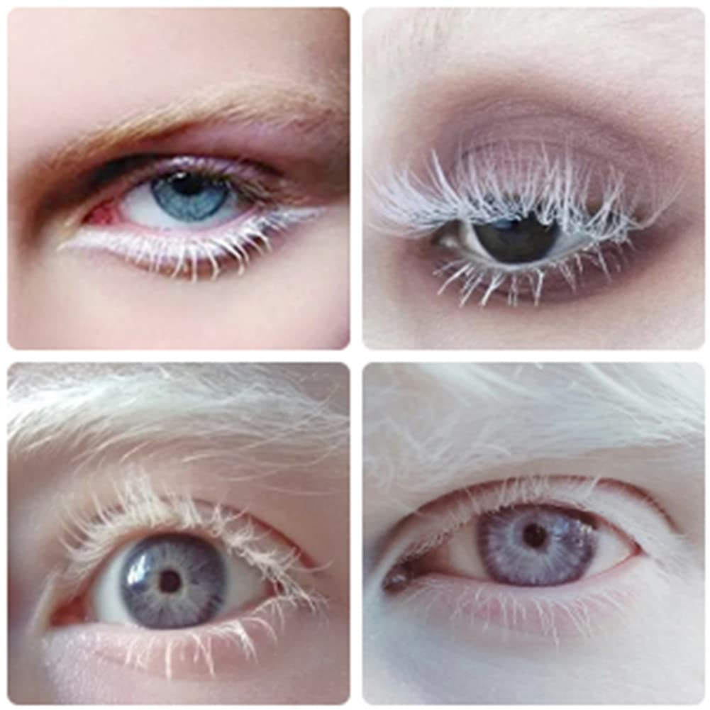 White Anime Cosplay Eyelashes  HIGH QUALITY ANIME FAKE EYELASHES –  OTAKUSTORE