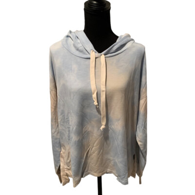 Found Pullover Tie Dyed Hoodie in Milky Cloud Tie Dye Medium NWT