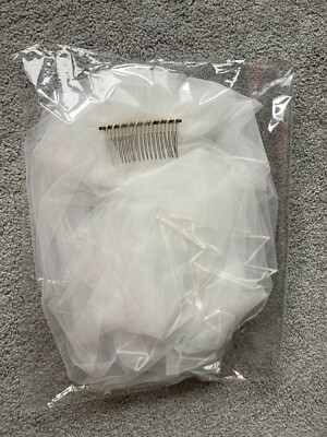 2-Tier Wedding Veil Waist Length Short Bride Hair Accessoies Bridal HEREAD 2-Tier Wedding Veil Waist Length Short Bride Hair  main image 4