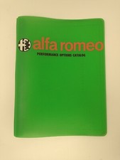 Alfa Romeo Performance Options Catalog No. 104 11/71 Original Green Binder 1971