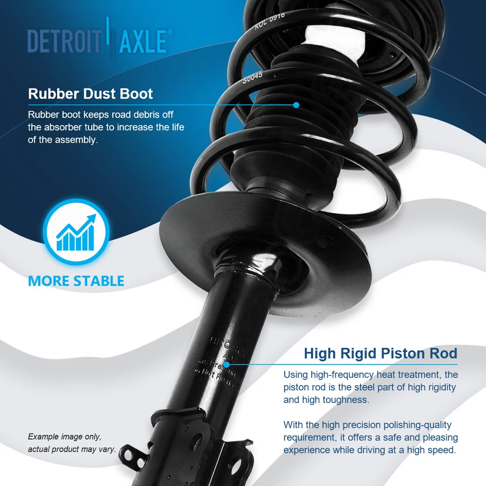 Muelle de puntales delanteros + amortiguadores traseros para Chrysler PT Cruiser 2001-2010 Foto 4 de 4