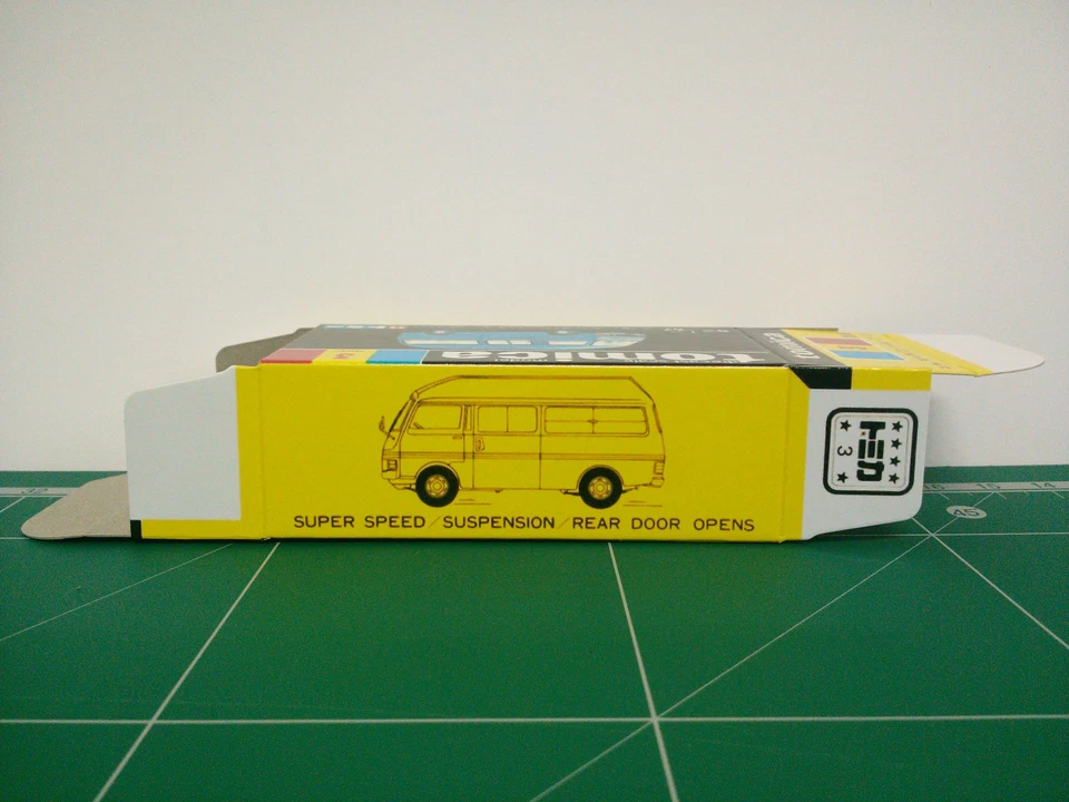 REPRODUCTION BOX for Tomica Black Box No.3 Nissan Caravan Highroof Van - Image 2 of 4