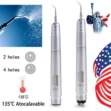 Dental Ultrasonic Air Perio Scaler Handpiece Hygienist 2/4Hole w/G1 G2 G4 Tip SA