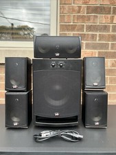 Psb Alpha Ht1 Home Theater Speaker System(powered Subwoofer,4 Lr1,clr1 Speakers)